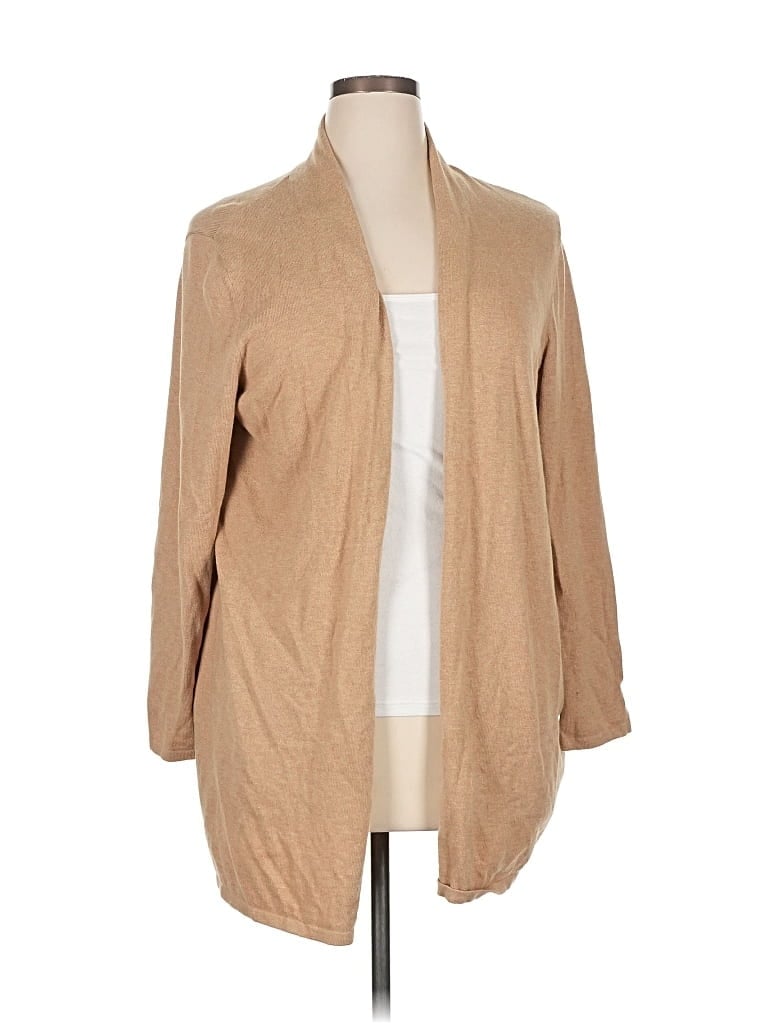 Pre-owned Chico's Cardigan Sweater In Brown