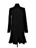 Iris & Ink Black Casual Dress Size 10 - photo 2