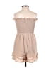 Princess Polly Solid Tan Romper Size 6 - photo 2