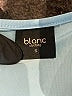Blanc Solid Blue Cocktail Dress Size S - photo 6
