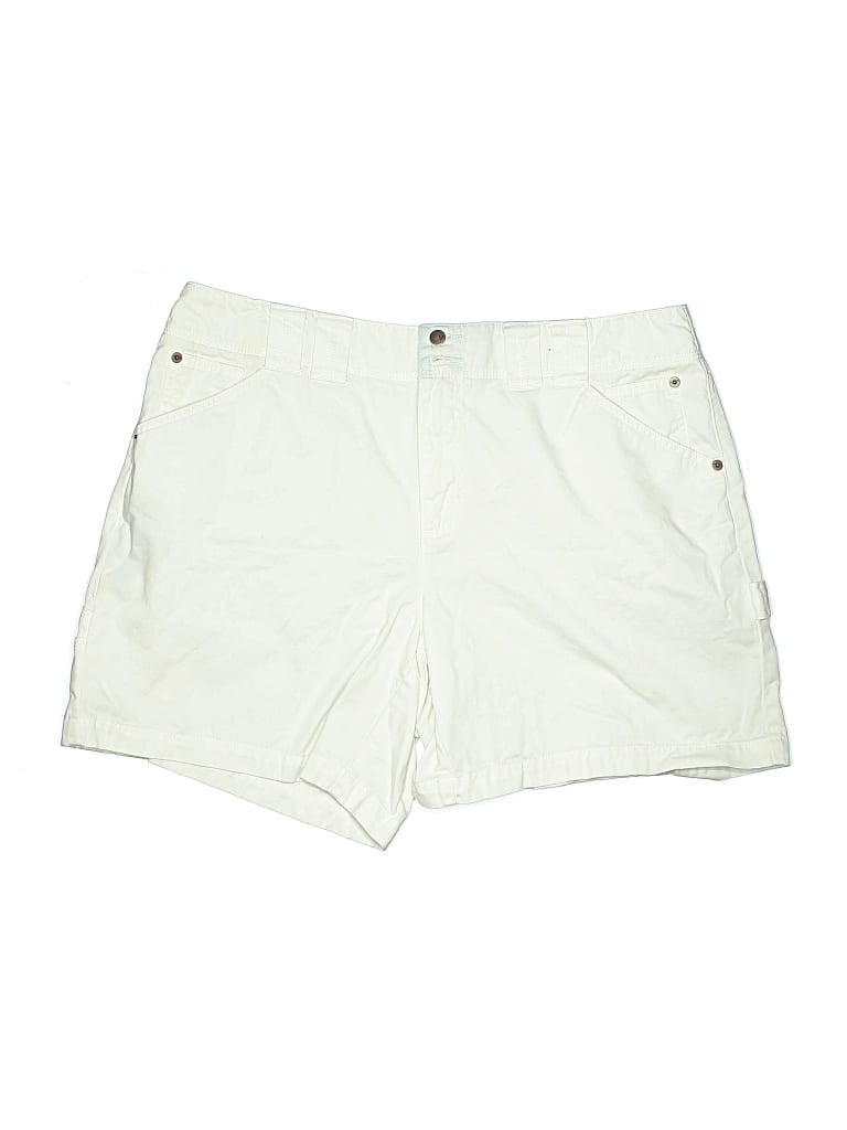VENEZIA Pre-owned Khaki Shorts In White