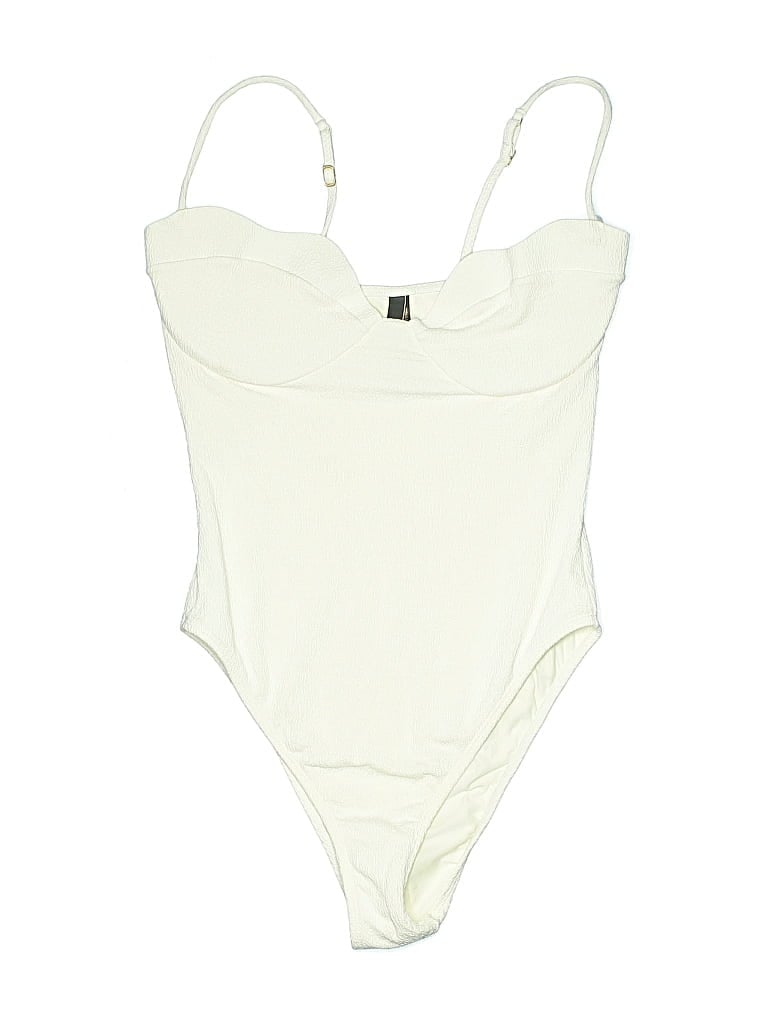 Pre-owned Vix By Paula Hermanny One Piece Swimsuit In White