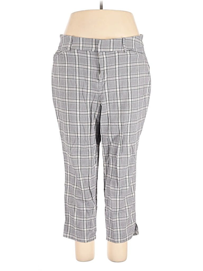 Pre-owned Ava & Viv Casual Pants In Gray