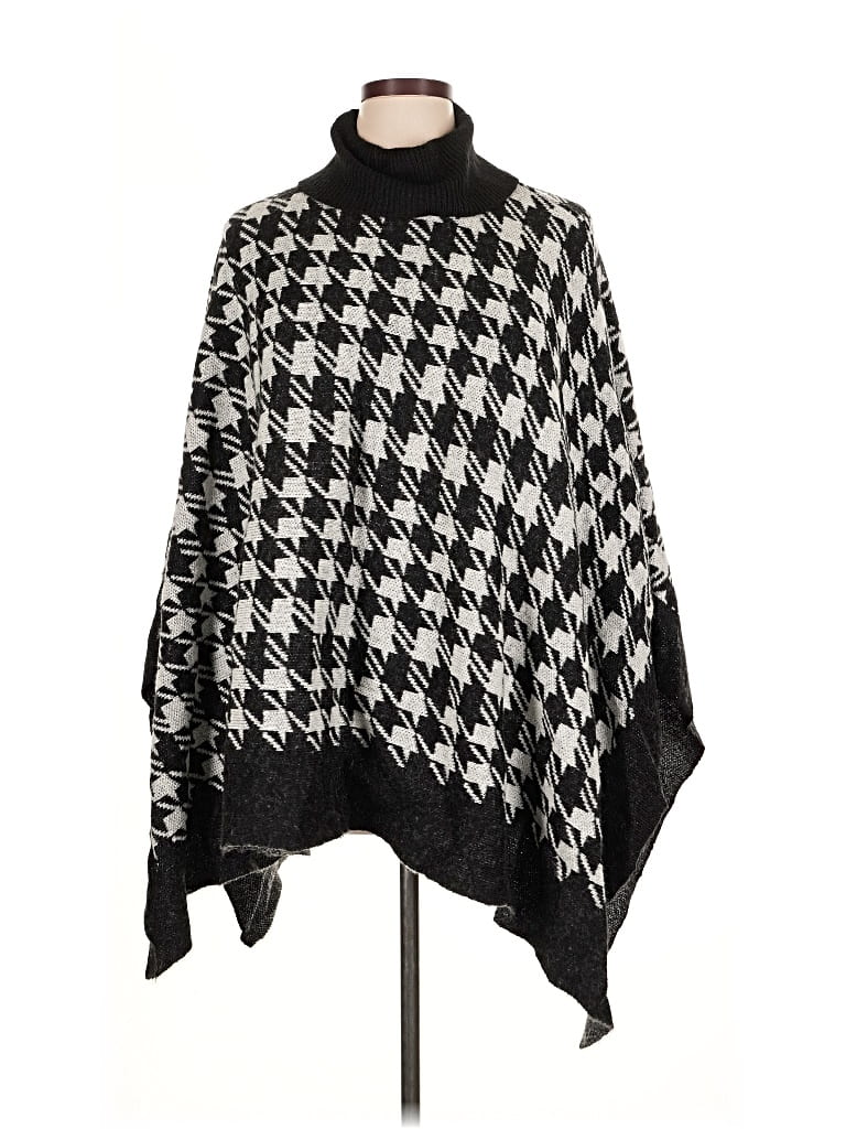 Pre-owned Unbranded Poncho In Black