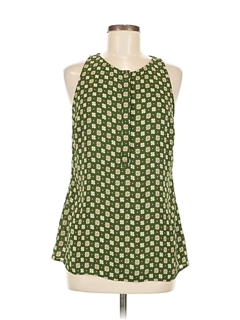 CABI Pre-owned Sleeveless Blouse In Green