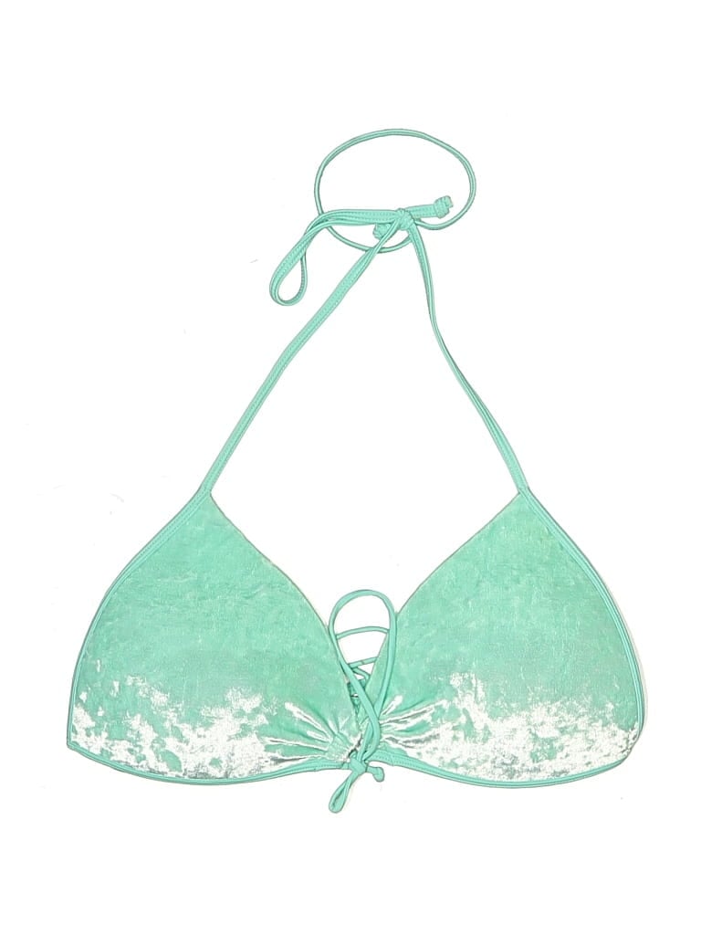 Pre-owned Body Glove Swimsuit Top Green Swimwear