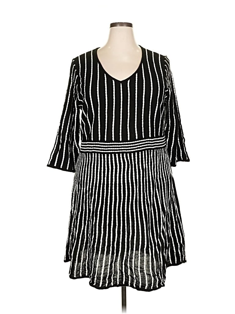 Pre-owned Ny Collection Casual Dress In Black
