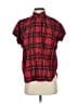 Madewell 100% Cotton Plaid Red Short Sleeve Button-Down Shirt Size XS - photo 1