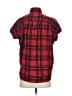 Madewell 100% Cotton Plaid Red Short Sleeve Button-Down Shirt Size XS - photo 2