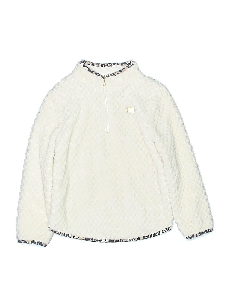 Pre-owned Juicy Couture Kids' Pullover Sweater In White