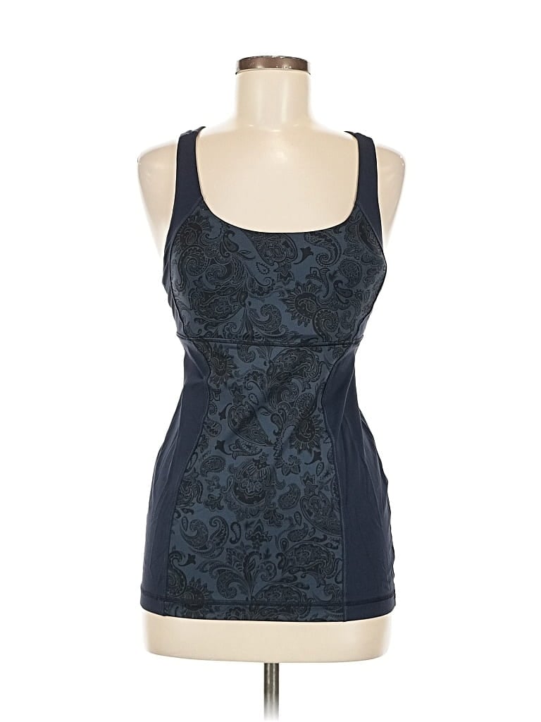 Pre-owned Lululemon Athletica Active Tank Top In Blue