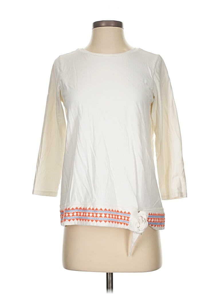 Click to view more detailed imagery on our partner's website Pre-owned Spartina 449 3/4 Sleeve T-shirt In White
