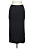 Leith Solid Black Casual Skirt Size L - photo 1