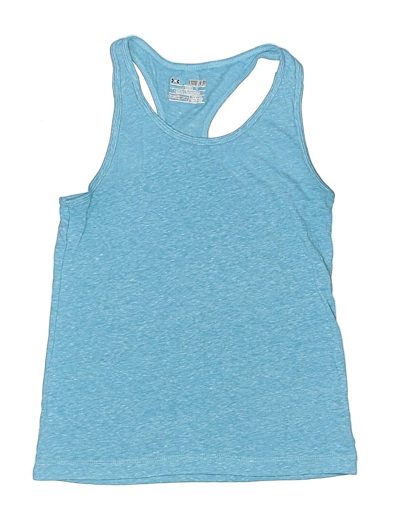 Click to view more detailed imagery on our partner's website Pre-owned Under Armour Kids' Active Tank Top In Blue