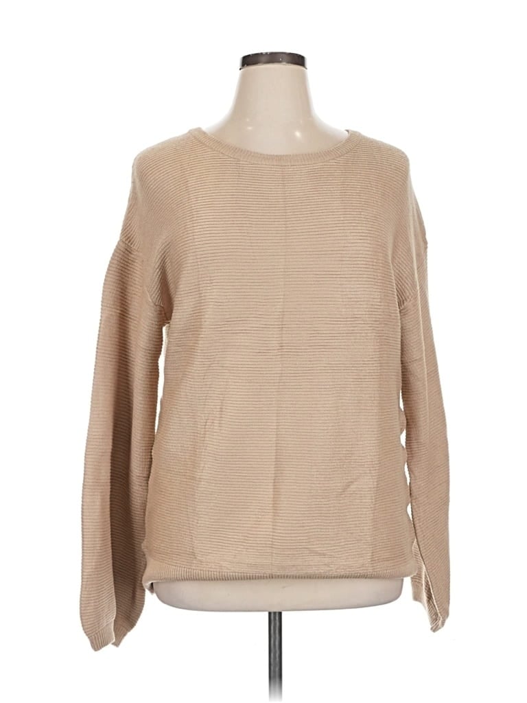 Pre-owned Zesica Pullover Sweater In Brown