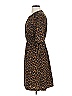 Old Navy 100% Polyester Animal Print Brown Casual Dress Size S - photo 5