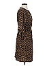 Old Navy 100% Polyester Animal Print Brown Casual Dress Size S - photo 4