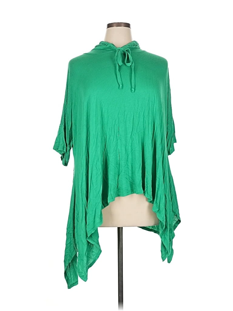 Click to view more detailed imagery on our partner's website Pre-owned White Birch Short Sleeve Blouse In Green