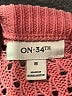 On 34th Pink Pullover Sweater Size M - photo 7