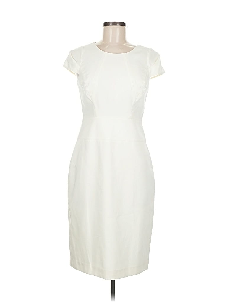 Click to view more detailed imagery on our partner's website Pre-owned Halston Heritage Cocktail Dress In White