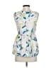 Leifsdottir White Sleeveless Blouse Size 4 - photo 2