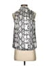 The Noli Shop 100% Polyester Silver Sleeveless Blouse Size XS - photo 1