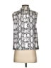 The Noli Shop 100% Polyester Silver Sleeveless Blouse Size XS - photo 2