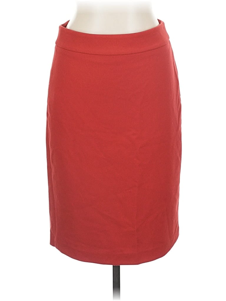 Pre-owned Ann Taylor Formal Skirt In Red