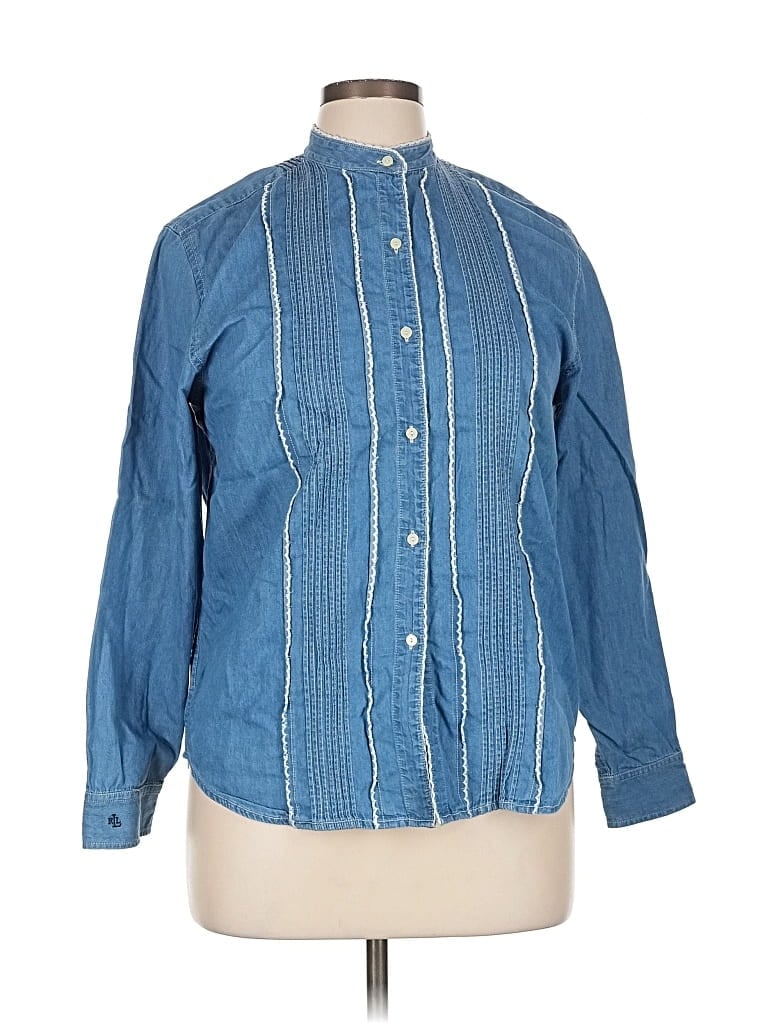 Pre-owned Lauren Jeans Co. Casual Dress In Blue