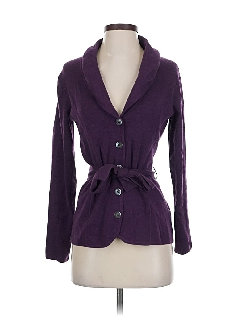 Click to view more detailed imagery on our partner's website Pre-owned Charter Club Cardigan Sweater In Purple