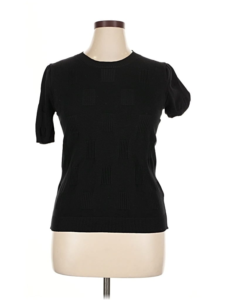 Pre-owned Unbranded Cardigan Sweater In Black