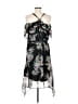 Walter Baker 100% Polyester Floral Black Cocktail Dress Size 6 - photo 2