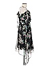 Walter Baker 100% Polyester Floral Black Cocktail Dress Size 6 - photo 4