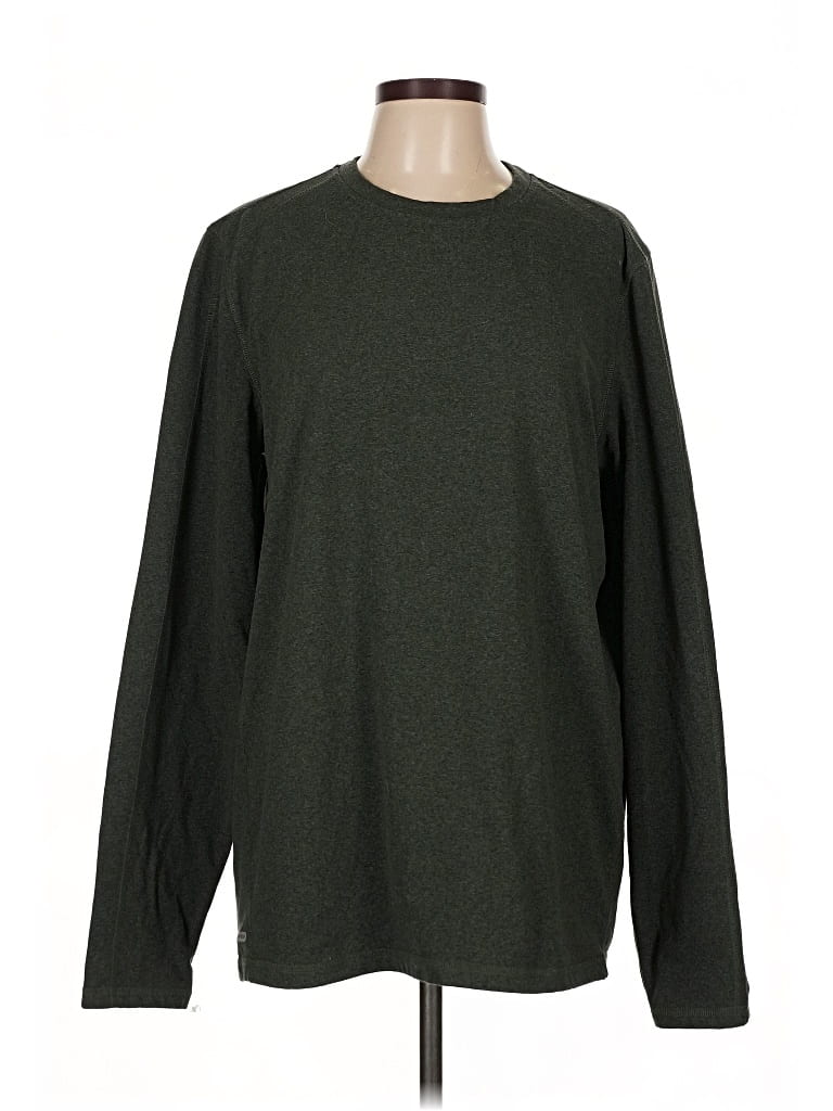 Pre-owned Free Country Pullover Sweater In Green