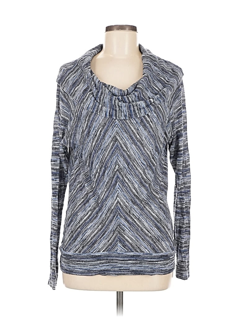 Pre-owned Ella Moss Pullover Sweater In Blue