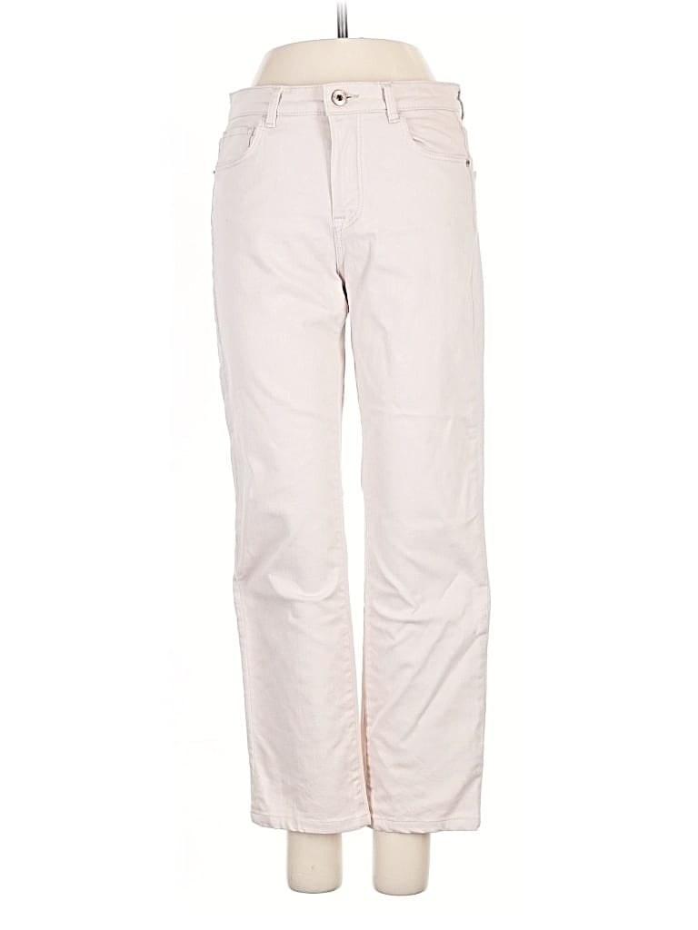 Pre-owned Massimo Dutti Jeans In White