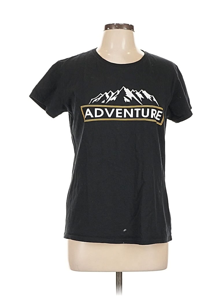 Pre-owned Assorted Brands Short Sleeve T-shirt In Black