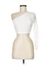 Shein White Sleeveless T-Shirt Size 6 - photo 1