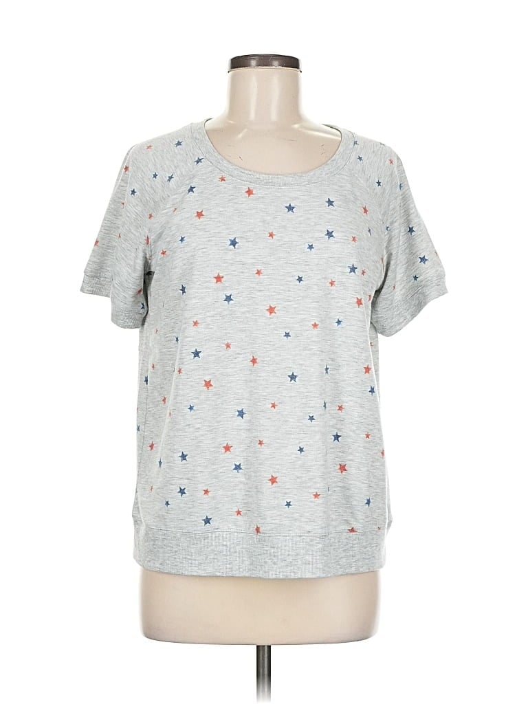 Pre-owned Jane And Delancey Sweatshirt In Silver