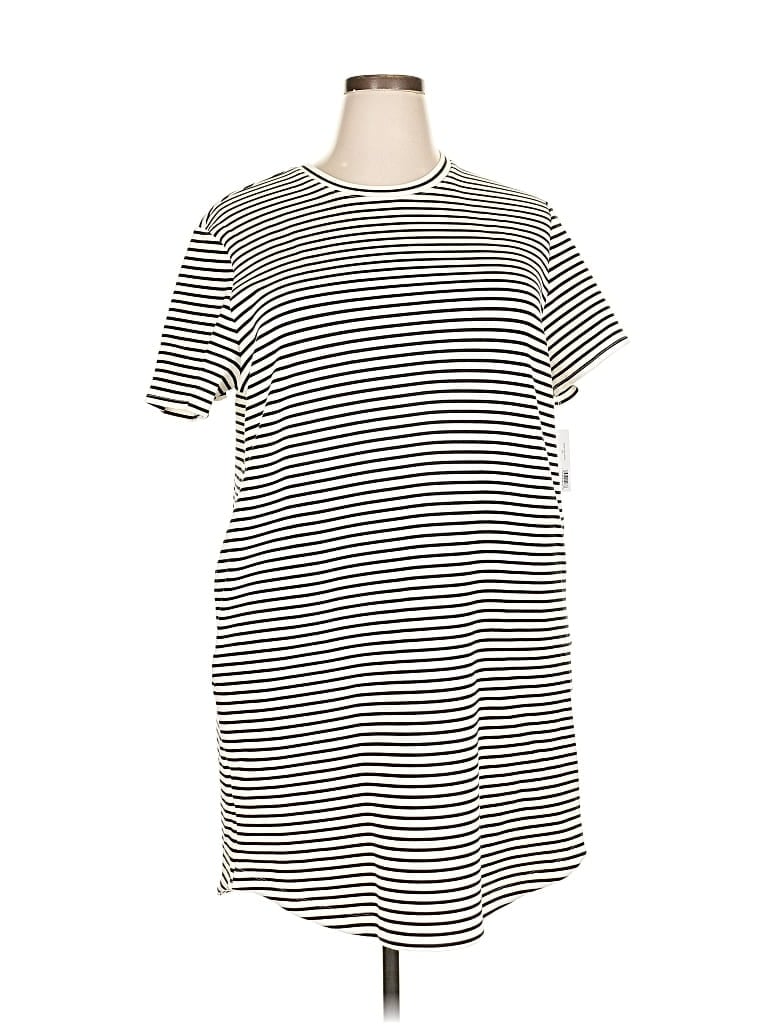 Pre-owned Member's Mark Casual Dress In White