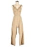 Topshop 100% Polyester Polka Dots Tan Jumpsuit Size 2 - photo 1