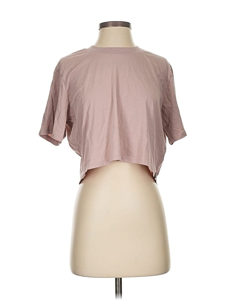 Pre-owned Prana Short Sleeve T-shirt In Pink