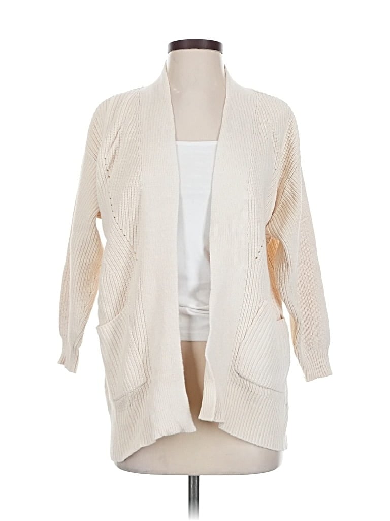 Pre-owned Universal Thread Cardigan Sweater In White