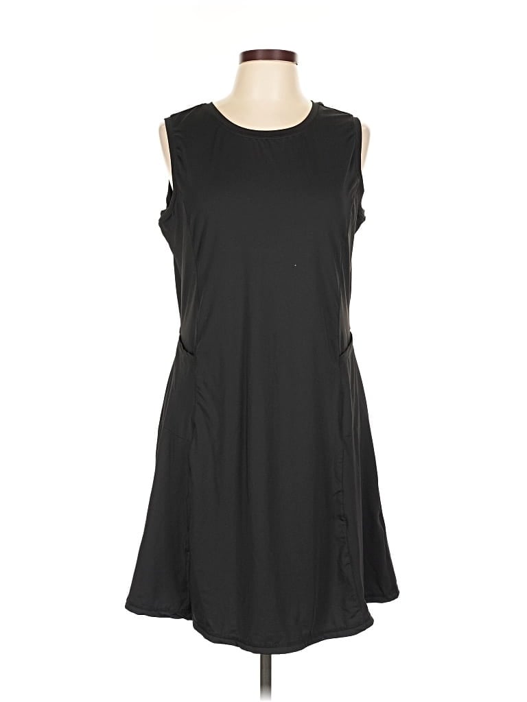 Pre-owned Assorted Brands Casual Dress In Black