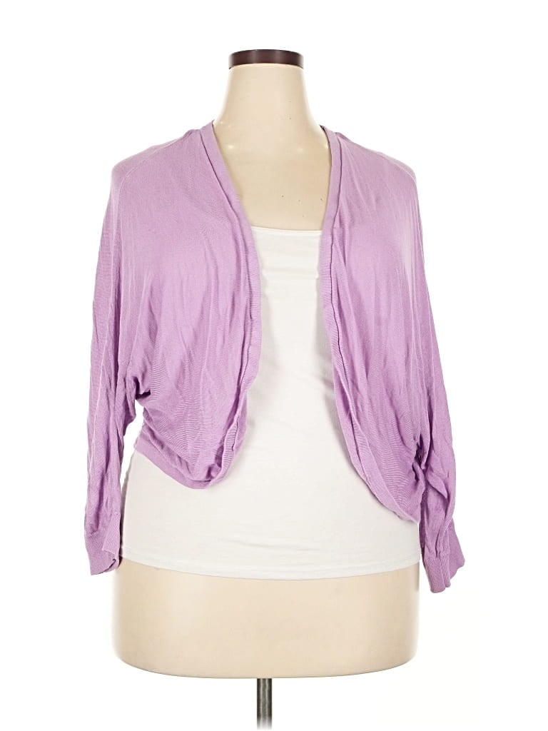 Pre-owned Torrid Cardigan Sweater In Purple