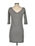 Leota Stripes Black Casual Dress Size XS - photo 2