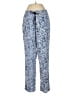DKNY 100% Polyester Animal Print Blue Casual Pants Size M - photo 1