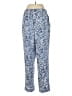 DKNY 100% Polyester Animal Print Blue Casual Pants Size M - photo 2