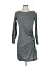 Joe Fresh Solid Gray Casual Dress Size XS - photo 1