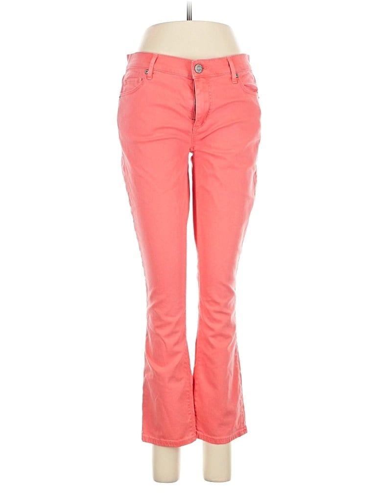 Pre-owned Ann Taylor Loft Jeans In Orange
